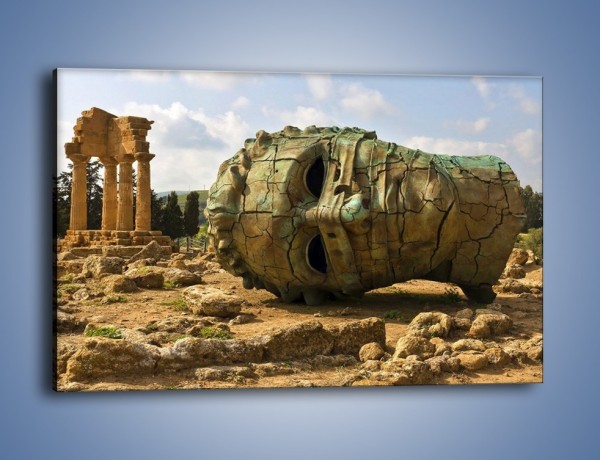 Obraz na płótnie – Ruiny Świątyni Kastora i Polluksa – jednoczęściowy prostokątny poziomy AM705