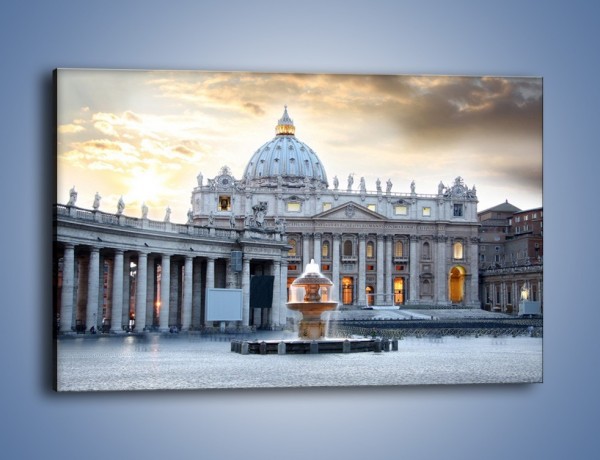 Obraz na płótnie – Bazylika św. Piotra w Watykanie – jednoczęściowy prostokątny poziomy AM722
