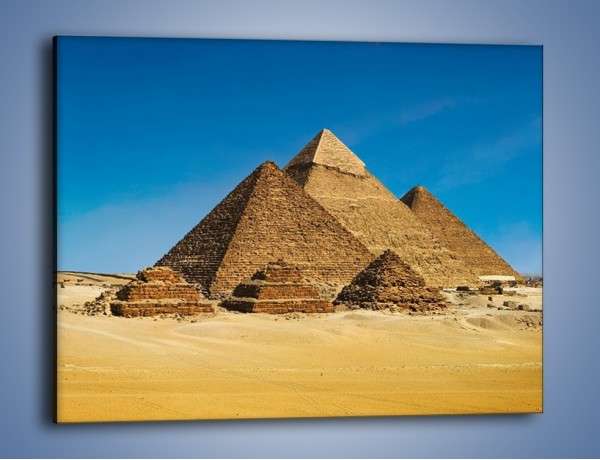 Obraz na płótnie – Piramidy w Egipcie – jednoczęściowy prostokątny poziomy AM723