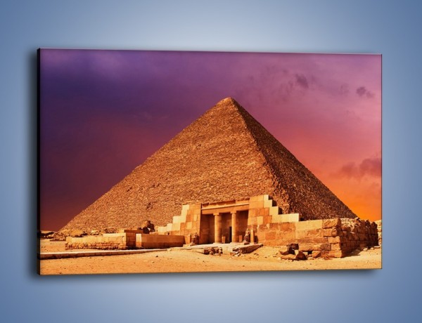 Obraz na płótnie – Piramida w Egipcie – jednoczęściowy prostokątny poziomy AM812