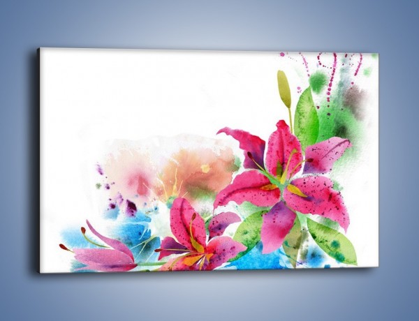 Obraz na płótnie – Kwiaty jak z bajki – jednoczęściowy prostokątny poziomy GR042