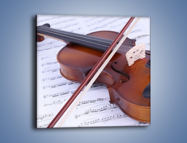 Obraz na płótnie – Melodia grana na skrzypcach – jednoczęściowy kwadratowy O003