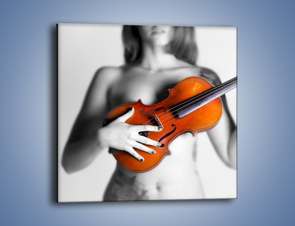 Obraz na płótnie – Muzyka grana kobiecą dłonią – jednoczęściowy kwadratowy O009