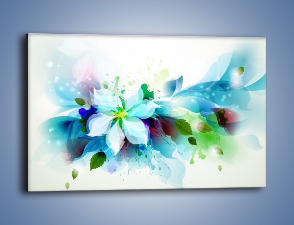 Obraz na płótnie – Kwiat i jego magia – jednoczęściowy prostokątny poziomy GR348
