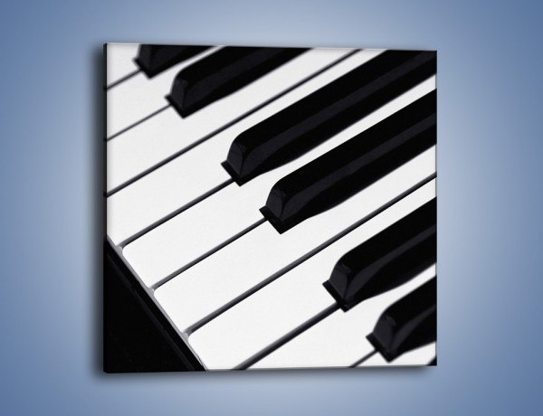 Obraz na płótnie – Nauka gry na pianinie – jednoczęściowy kwadratowy O085