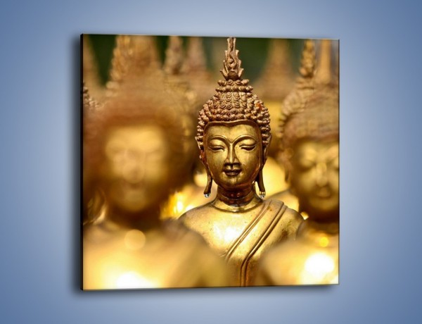 Obraz na płótnie – Złote buddy w słońcu – jednoczęściowy kwadratowy O111