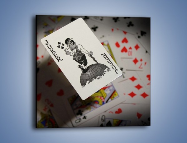 Obraz na płótnie – Najsilniejsza karta w talii – jednoczęściowy kwadratowy O157