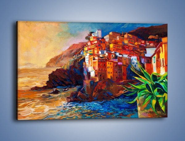 Obraz na płótnie – Portugalia okiem malarza – jednoczęściowy prostokątny poziomy GR579