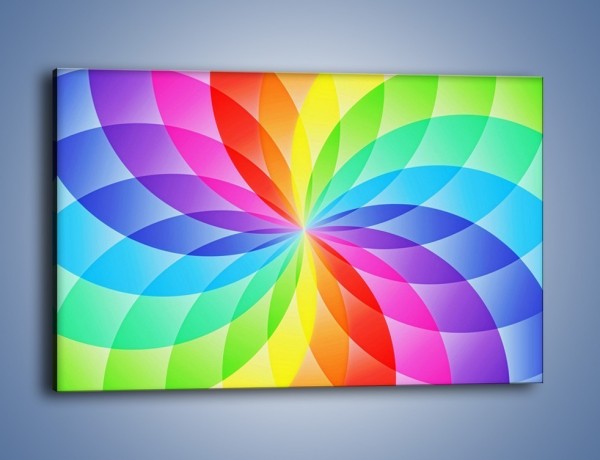 Obraz na płótnie – Płatki bardzo kolorowe – jednoczęściowy prostokątny poziomy GR590