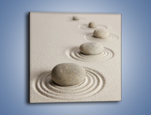 Obraz na płótnie – Śladami po piasku – jednoczęściowy kwadratowy O228