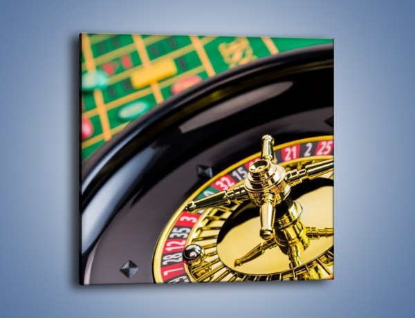 Obraz na płótnie – Czas drogocenny w kasynie – jednoczęściowy kwadratowy O238