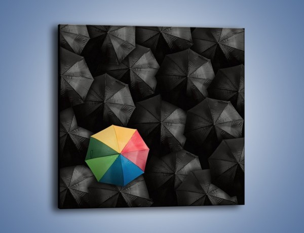Obraz na płótnie – Samotna parasolka – jednoczęściowy kwadratowy O247