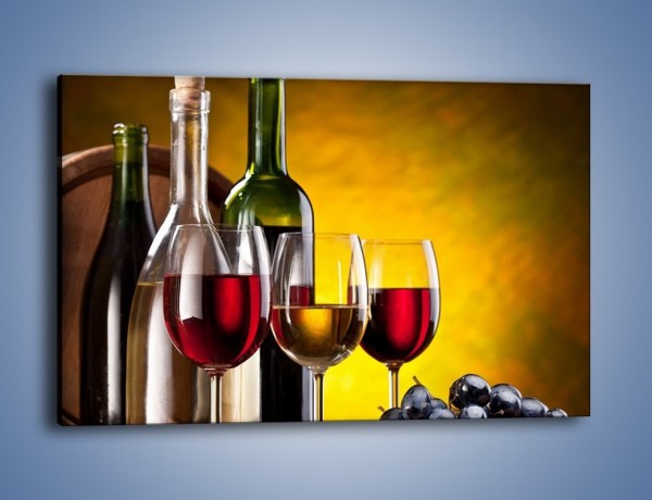 Obraz na płótnie – Wino z orzechami – jednoczęściowy prostokątny poziomy JN077