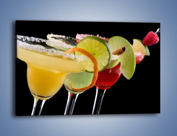 Obraz na płótnie – Drinki z dodatkiem owoców – jednoczęściowy prostokątny poziomy JN101