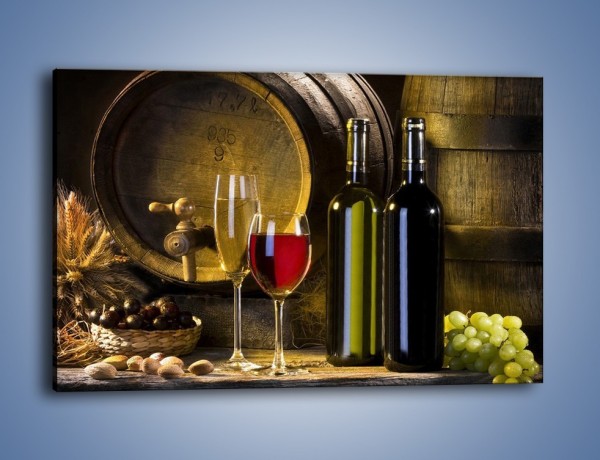 Obraz na płótnie – Wino czerwone czy białe – jednoczęściowy prostokątny poziomy JN107
