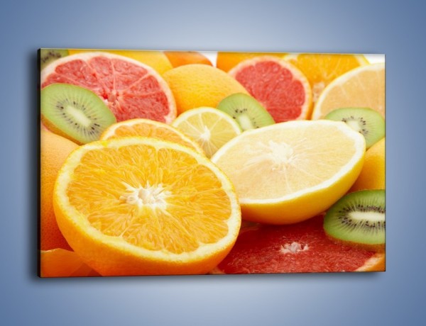 Obraz na płótnie – Kwaśny kęs witamin owocowych – jednoczęściowy prostokątny poziomy JN157