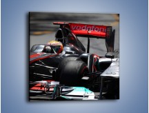 Obraz na płótnie – McLaren Mercedes Monaco GP – jednoczęściowy kwadratowy TM076