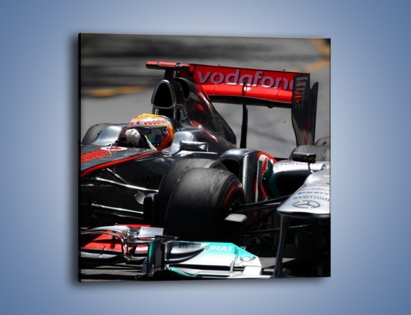 Obraz na płótnie – McLaren Mercedes Monaco GP – jednoczęściowy kwadratowy TM076