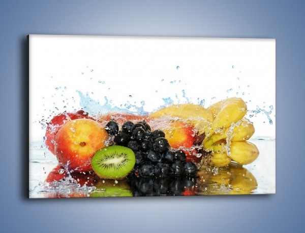 Obraz na płótnie – Owocowe nuty skąpane w wodzie – jednoczęściowy prostokątny poziomy JN176