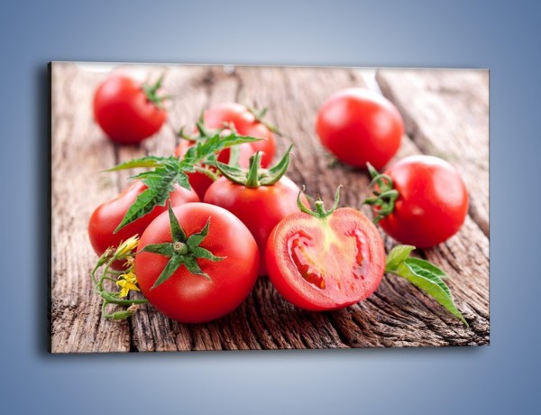 Obraz na płótnie – Pomidorowa uczta – jednoczęściowy prostokątny poziomy JN201