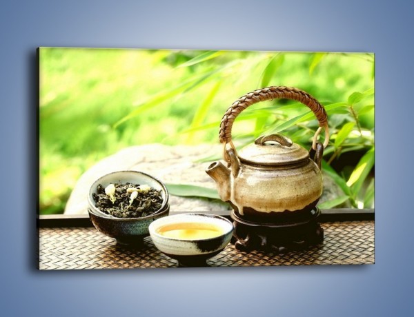 Obraz na płótnie – Herbata na świeżym powietrzu – jednoczęściowy prostokątny poziomy JN249