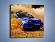 Obraz na płótnie – Subaru WRX STI na pustyni – jednoczęściowy kwadratowy TM104