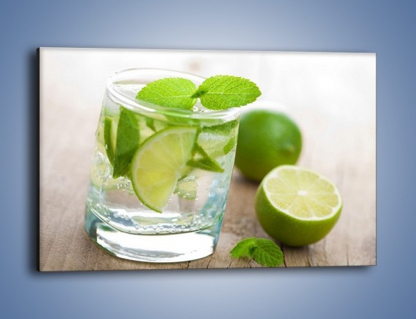 Obraz na płótnie – Limonkowy napój – jednoczęściowy prostokątny poziomy JN262