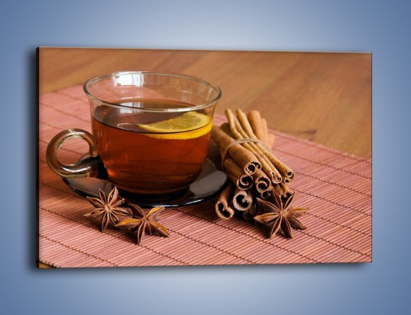 Obraz na płótnie – Rozgrzewająca filiżanka herbaty – jednoczęściowy prostokątny poziomy JN266