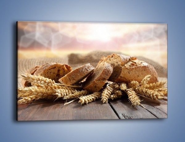 Obraz na płótnie – Świeży pszenny chleb – jednoczęściowy prostokątny poziomy JN287