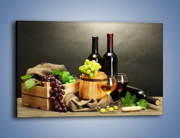 Obraz na płótnie – Wytrawne smaki wina – jednoczęściowy prostokątny poziomy JN289