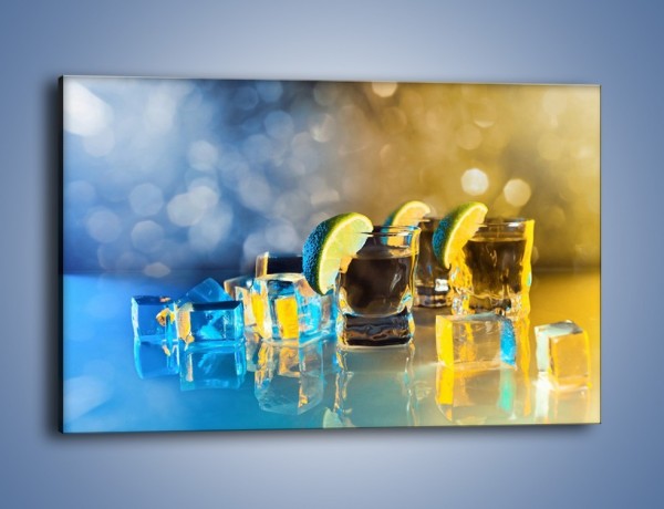 Obraz na płótnie – Zimne shoty z limonką – jednoczęściowy prostokątny poziomy JN294
