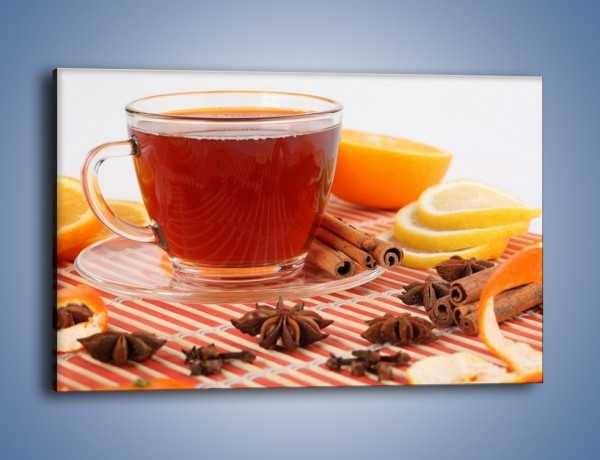 Obraz na płótnie – Moc herbaty w małej filiżance – jednoczęściowy prostokątny poziomy JN297