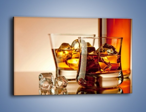 Obraz na płótnie – Męskie rozmowy przy whisky – jednoczęściowy prostokątny poziomy JN318