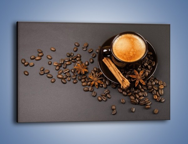 Obraz na płótnie – Kawa z goździkiem – jednoczęściowy prostokątny poziomy JN349