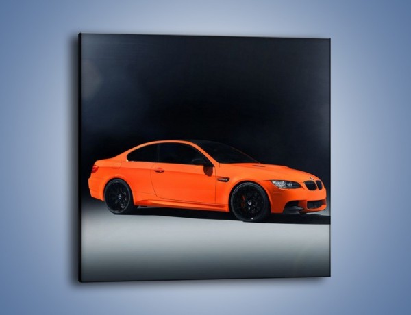 Obraz na płótnie – BMW M3 E92 Coupe Orange – jednoczęściowy kwadratowy TM168