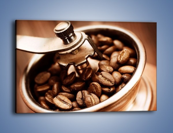 Obraz na płótnie – Kawa w młynku – jednoczęściowy prostokątny poziomy JN361