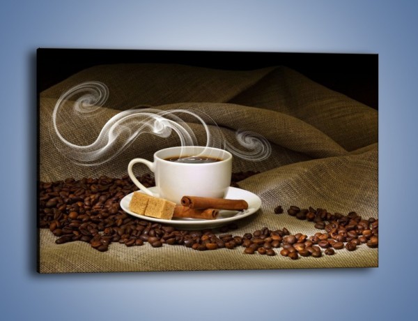 Obraz na płótnie – Zapach kawy niesiony wiatrem – jednoczęściowy prostokątny poziomy JN365