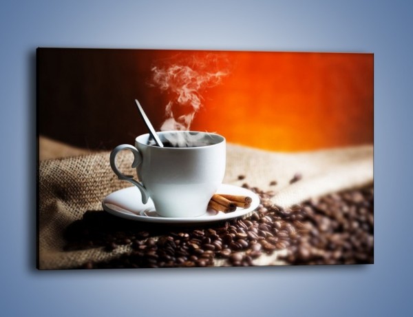 Obraz na płótnie – Aromatyczny zapach kawy – jednoczęściowy prostokątny poziomy JN374