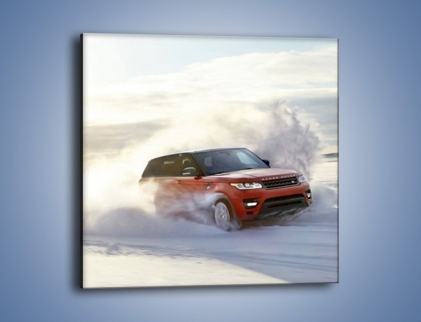 Obraz na płótnie – Rover Range Sport w śniegu – jednoczęściowy kwadratowy TM193
