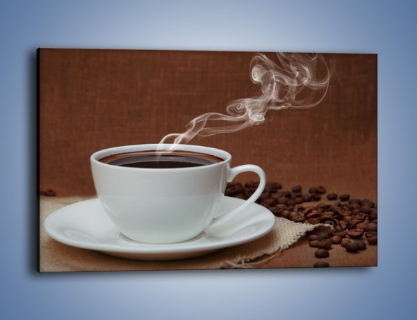 Obraz na płótnie – Gorąca czarna kawa – jednoczęściowy prostokątny poziomy JN386
