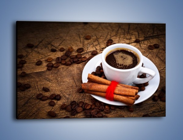 Obraz na płótnie – Kawa z małą niewiadomą – jednoczęściowy prostokątny poziomy JN471