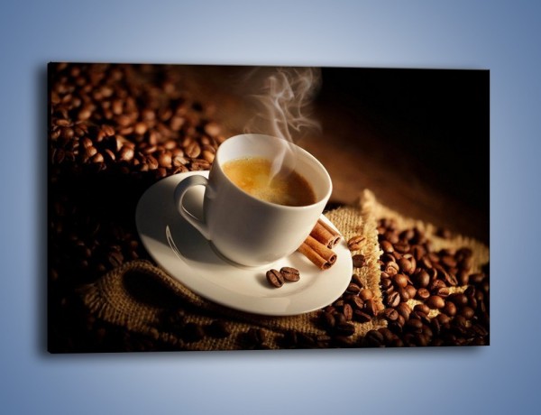 Obraz na płótnie – Historia dwóch ziarenek kawy – jednoczęściowy prostokątny poziomy JN479