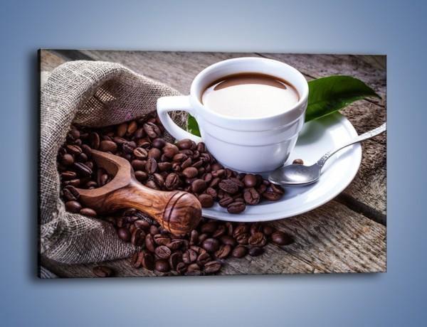 Obraz na płótnie – Dobrze odmierzona porcja kawy – jednoczęściowy prostokątny poziomy JN613
