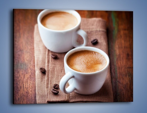 Obraz na płótnie – Kawa nie tylko we dwoje – jednoczęściowy prostokątny poziomy JN618
