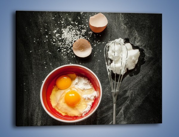 Obraz na płótnie – Ucieramy jajka na deser – jednoczęściowy prostokątny poziomy JN659