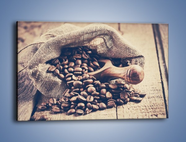 Obraz na płótnie – Odpowiednio odmierzone ziarna kawy – jednoczęściowy prostokątny poziomy JN714