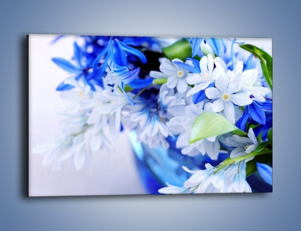 Obraz na płótnie – Kwiaty dla królowej śniegu – jednoczęściowy prostokątny poziomy K004