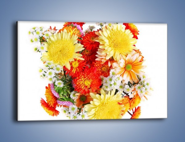 Obraz na płótnie – Bukiecik kwiatów z ogródka – jednoczęściowy prostokątny poziomy K118