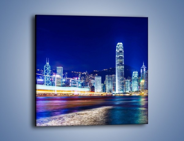 Obraz na płótnie – Panorama Hong Kongu – jednoczęściowy kwadratowy AM499