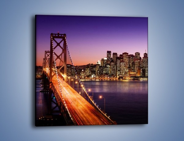 Obraz na płótnie – San Francisco – Oakland Bay Bridge – jednoczęściowy kwadratowy AM520